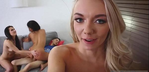  Blonde teen intense Sleepwalking Stepbro